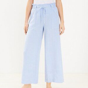 NWOT LOFT Breezy Wide Leg Pants in Chambray Sz XL